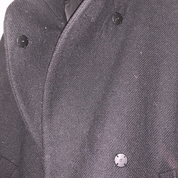 Zara Basic Black coat Small - Picture 7 of 8